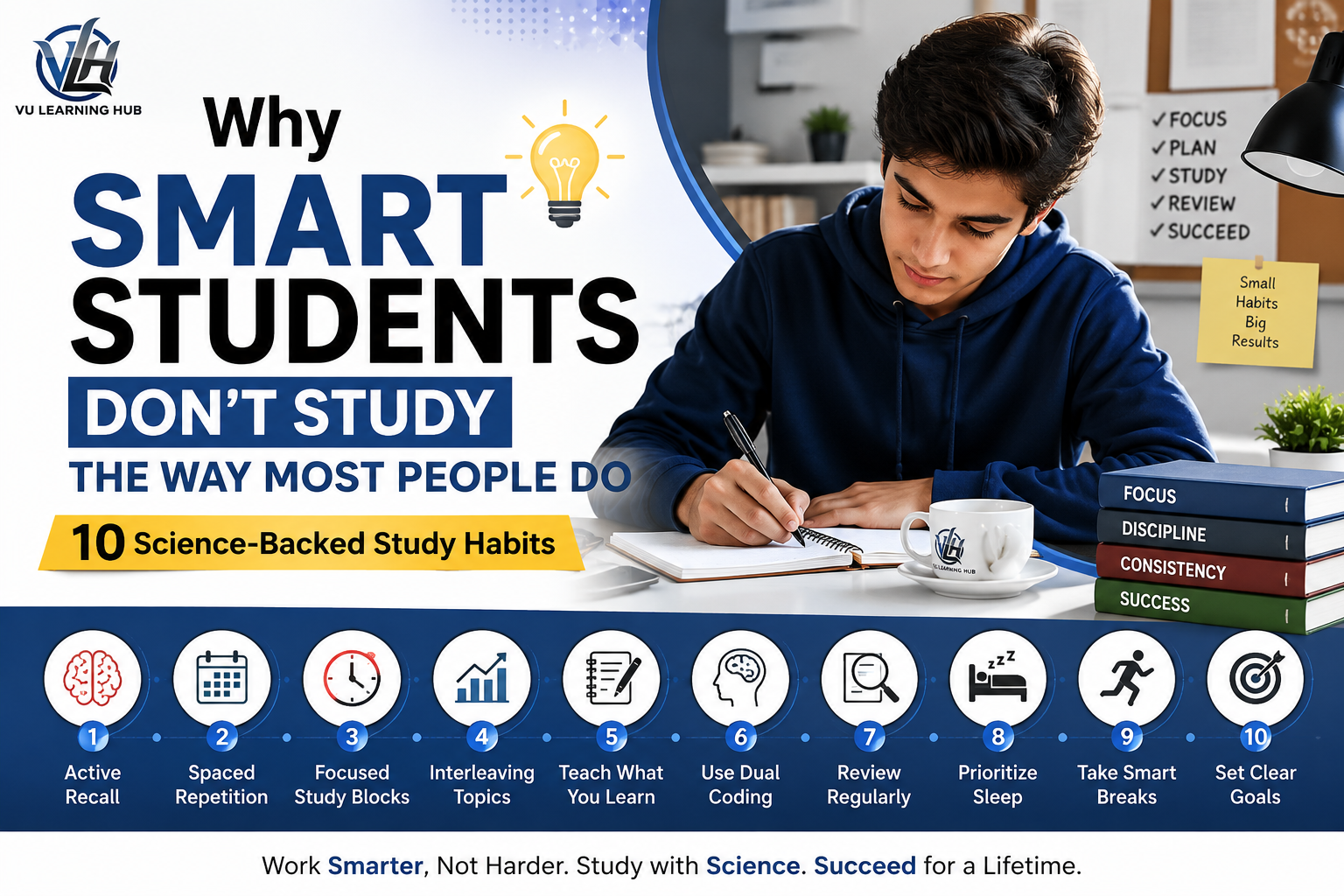 Why Smart Students Dont Study the Way Most People Do: 10 Science-Backed Study Habits